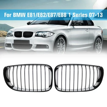 1 Пара Автомобильных Решеток для почек Переднего Бампера Для BMW E81 E82 E87 E88 1 Серии 2007-2013