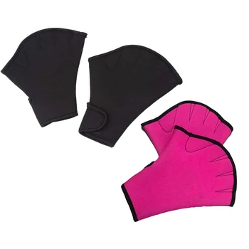 1 Пара акваперчаток, перчатки для плавания с перепонками, перчатки для занятий фитнесом, аквааэробикой и силовыми упражнениями для плавания Для мужчин, женщин, детей