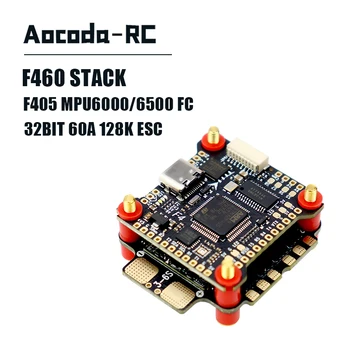 Aocoda-Rc F460 Stack 60A 4 в 1 ESC BLHeli-32-разрядный 128K F405 пульт управления полетом MPU6000/6500 модель дистанционного управления запасные части