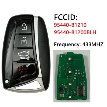 CN020237 Для Hyundai Genesis 2015-2017 Smart Key Remote 4 Кнопки 433 МГц 47 Чип Fcc Id SY5DHFNA433 PN 95440-B1210 95440-B1200