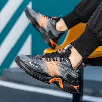 Damyuan/ Мужская повседневная обувь больших размеров, модные дизайнерские кроссовки на платформе, спортивная обувь, обувь для прогулок на открытом воздухе, удобные Zapatos