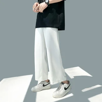 LAPPSTER-молодежные спортивные штаны Корейской моды 2023, Летние Мужские свободные шаровары в японском стиле Harajuku, повседневные винтажные штаны для бега трусцой