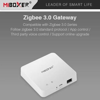 Miboxer ZB-Box2 Zigbee 3.0 Проводной шлюз Smart Controller App control / Стороннее голосовое управление онлайн-обновление 5V 1A (Micro USB)