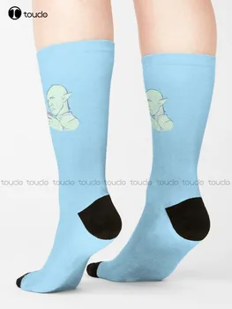 Solas Сильно Не Одобряет Носки Boot Socks Для Женщин Мультяшные Удобные Лучшие Спортивные Носки Для Девочек С Цифровой Печатью 360 ° На Заказ В Стиле Ретро