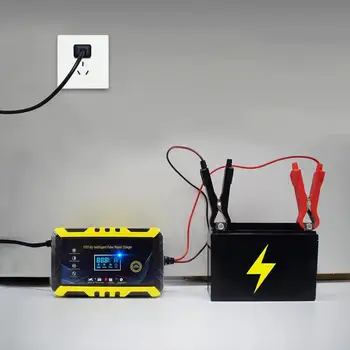 Автоматическое зарядное устройство Smart Battery Maintainer Maintainer Trickle Charger Продлевает срок службы аккумулятора для защиты аккумулятора