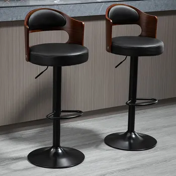 Высокие стулья для бара в ресторане, скандинавская Роскошь, Современные дизайнерские барные стулья, Эргономичные Табуреты для гостиной, Барная мебель Altos RR50BC