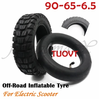Высококачественная вакуумная износостойкая шина TUOVT 90/65-6,5, Переоборудованная 11-дюймовая бескамерная дорожная шина для электрического скутера