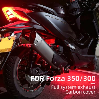 Для HONDA Forza300 Forza350 Глушитель Выхлопных Газов Мотоцикла Модифицированное Соединение Средняя Труба Соединительная Труба 52 мм Со Съемным DB Killer