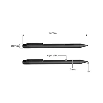 Для Microsoft Surface 3 Pro3/4/5/6/ Емкостная ручка для книг/ноутбуков с 1024 уровнями нажатия с наконечником + наконечник -черный