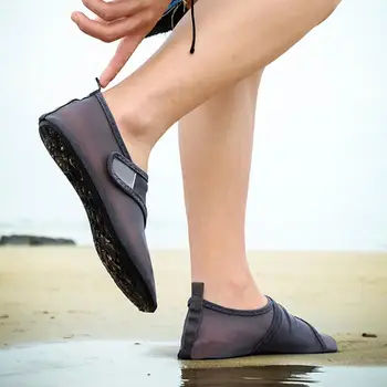 Дышащие быстросохнущие водные кроссовки унисекс, прозрачная сетчатая обувь для плавания, весенне-летняя сетчатая обувь для плавания