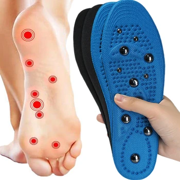 Магнитно-терапевтические массажные стельки для обуви, точечный массаж ног, магнитные стельки, точечная терапия, детоксикация ног, вставки для тела