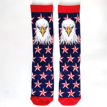 Мужские носки с рисунком Статуи Орла свободы/Карта / Буквы США, Высококачественная ткань, Новинка, Трендовые носки в стиле хип-хоп
