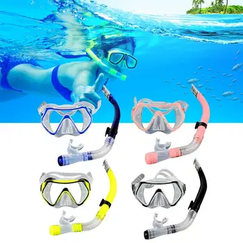 Новая Профессиональная маска для подводного плавания с трубкой, очки для подводного плавания, набор трубок для плавания, Маска для подводного плавания для взрослых унисекс