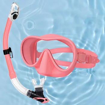 Очки для подводного плавания для взрослых, регулируемый ремешок для маски, очки для подводного плавания с широким обзором, без трубки, принадлежности для подводной охоты в бассейне