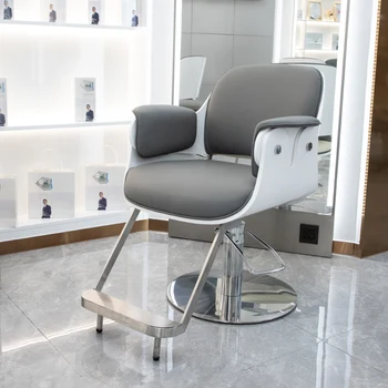 Парикмахерский стул, салонное кресло, вращающееся, современное средство для мытья волос, Парикмахерское кресло, Косметическая мебель Cadeira Ergonomica для парикмахеров