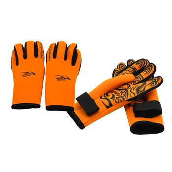 Перчатки для дайвинга с полными пальцами, противоскользящие защитные перчатки для плавания унисекс