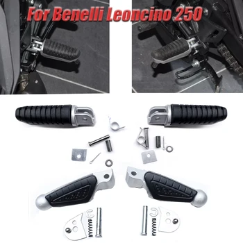 Подставка для ног мотоцикла, педаль для Benelli Leoncino 250 BJ250, передняя и задняя части, Кронштейн для педали, Опора для педали