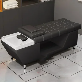 Шампунь Парикмахерское кресло для салона красоты, кресло для мытья волос, раковина, Многофункциональная мебель Cadeira De Shampoo для спа CY50XF