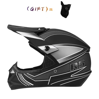 Шлем для мотокросса, скоростного спуска, Гоночный Мотоциклетный шлем для бездорожья, Горный Шлем для мотоциклиста с полным лицом, Классический Велосипедный шлем MTB