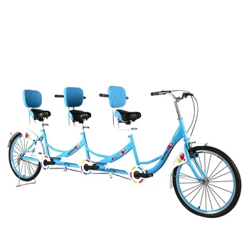 Экскурсионный туристический рекреационный транспорт для взрослых на 3-4 человека, 24-26-дюймовый пляжный круизер, тандемный велосипед для взрослых